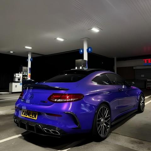 Glossy Metallic Royalty Purple Explosion Purple Vinyl Wrap PET review kailendavey 05