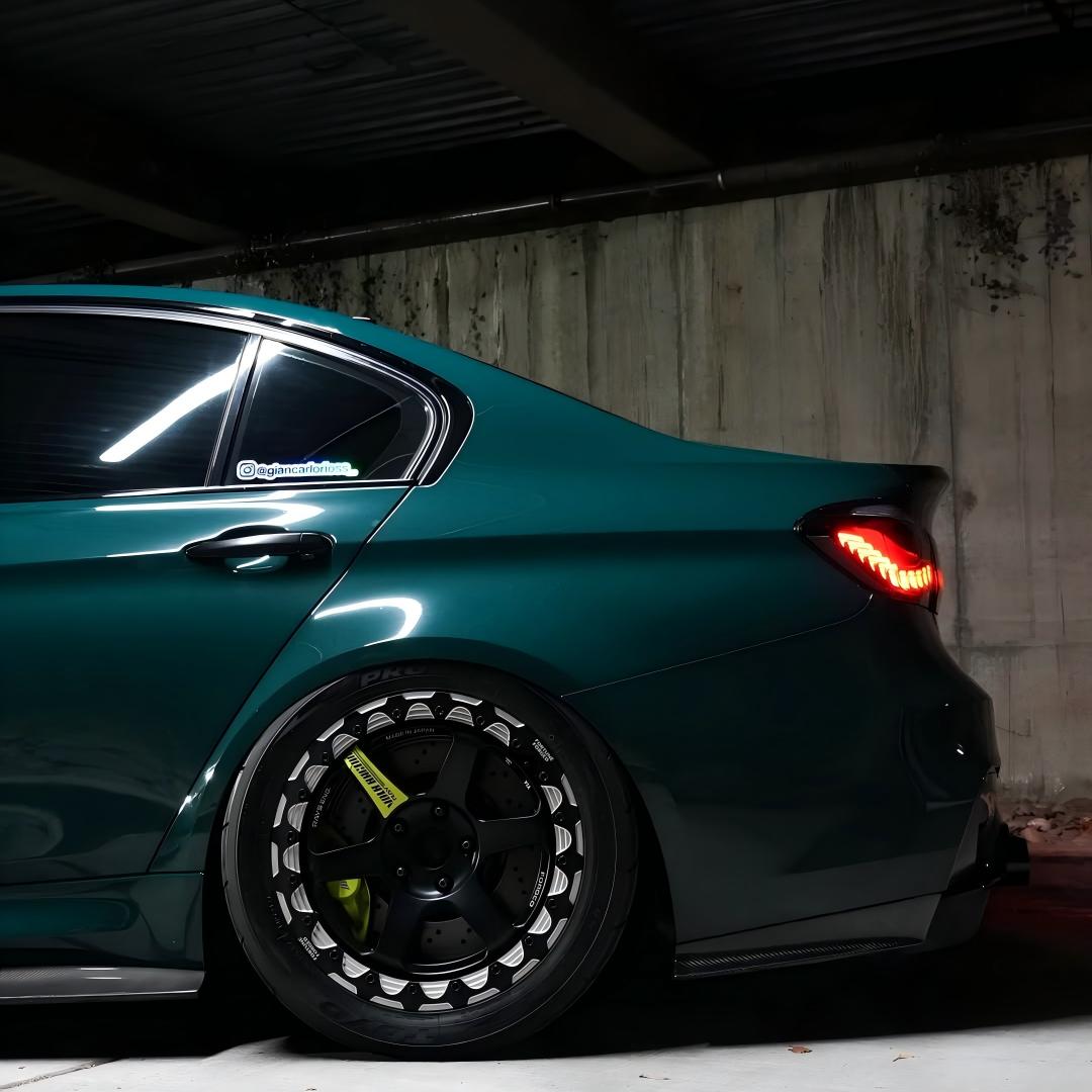 Gloss Mohsen Green Car Vinyl Wrap PET review giancarlorioss 01