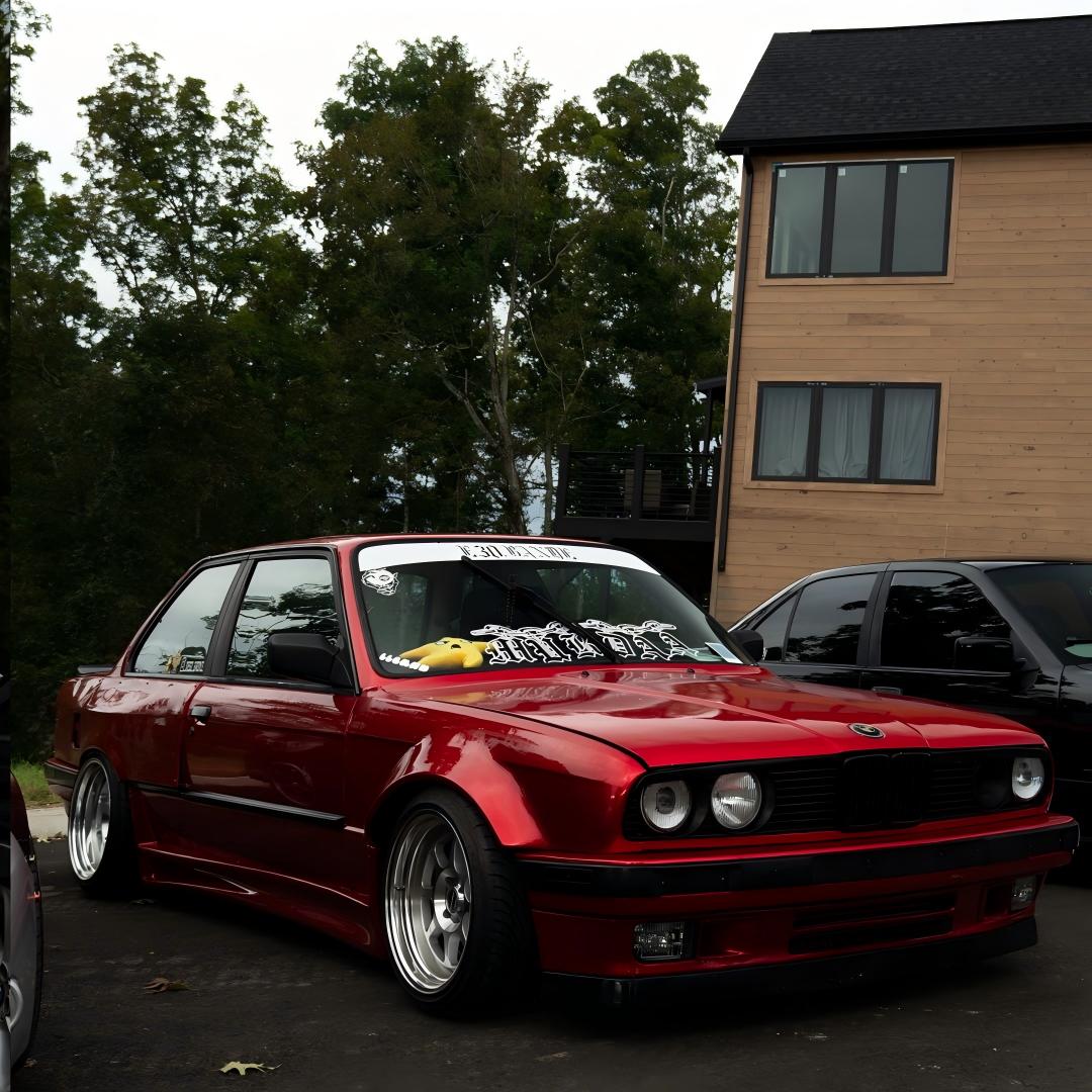 Ultra Glossy Metallic Vampire Red Car Vinyl Wrap BMW PET   review _diego_giron13_ 02