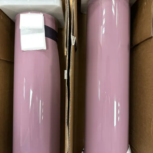 Gloss Rose Latte Pink Car Vinyl Wrap PET review 