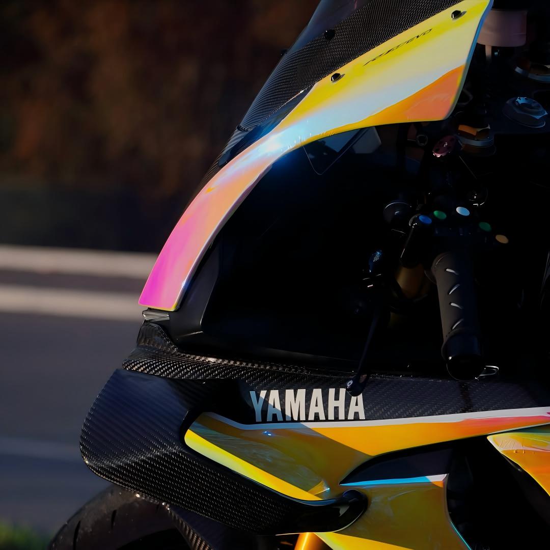 Gloss Rainbow Chrome Holographic Pink Car Vinyl Wrap review emazeoli 02