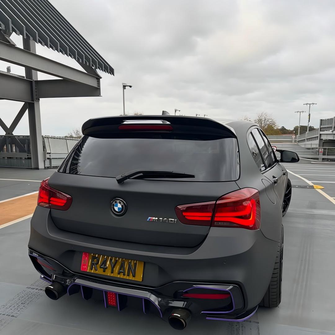 Ultra Matte Black Car Vinyl Wrap Tesla BMW PET review rayan.m140i 01