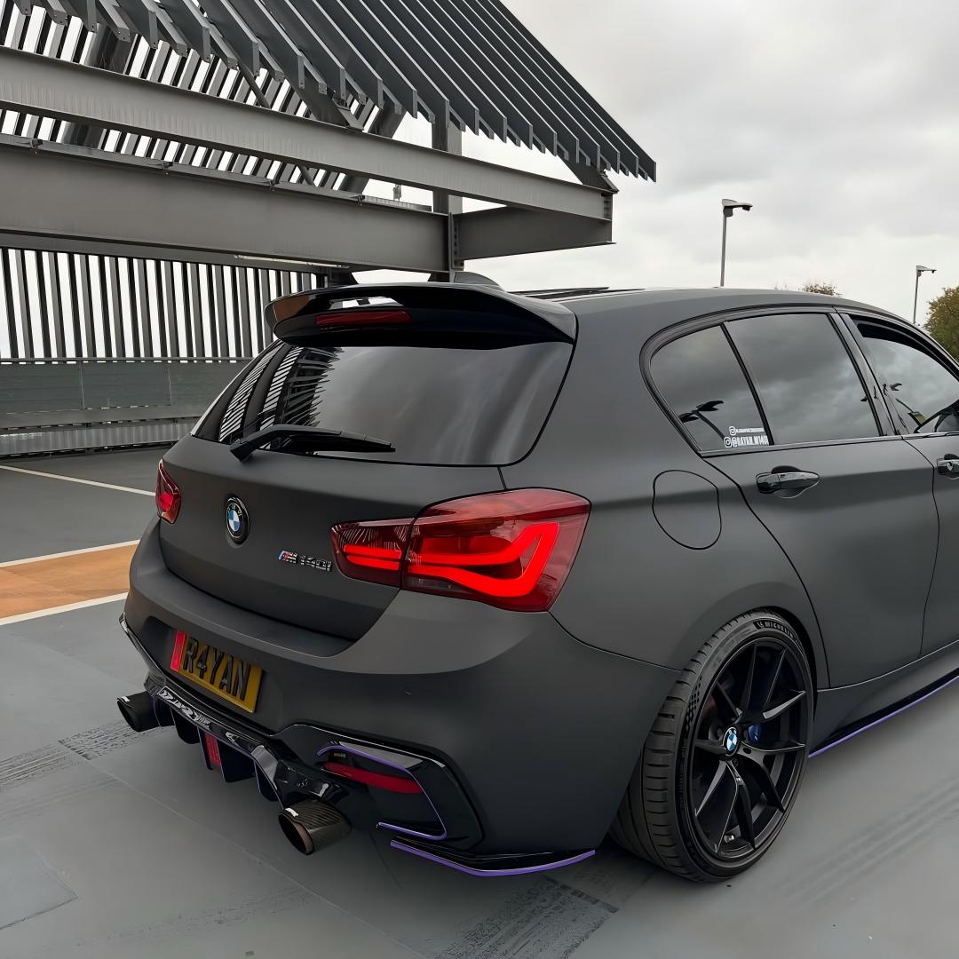 Ultra Matte Black Car Vinyl Wrap Tesla BMW PET review rayan.m140i 02