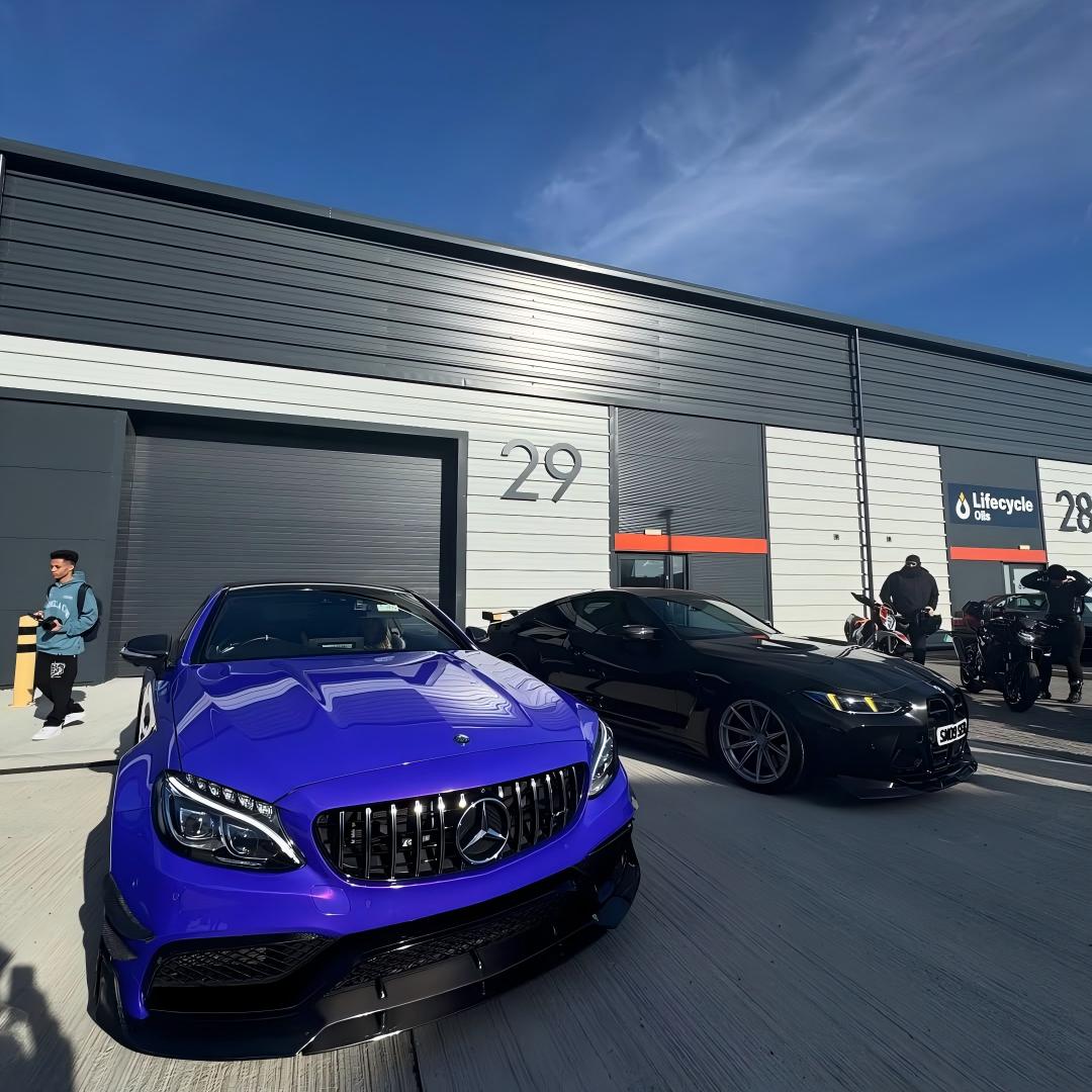 Glossy Metallic Royalty Purple Explosion Purple Vinyl Wrap PET review kailendavey 03