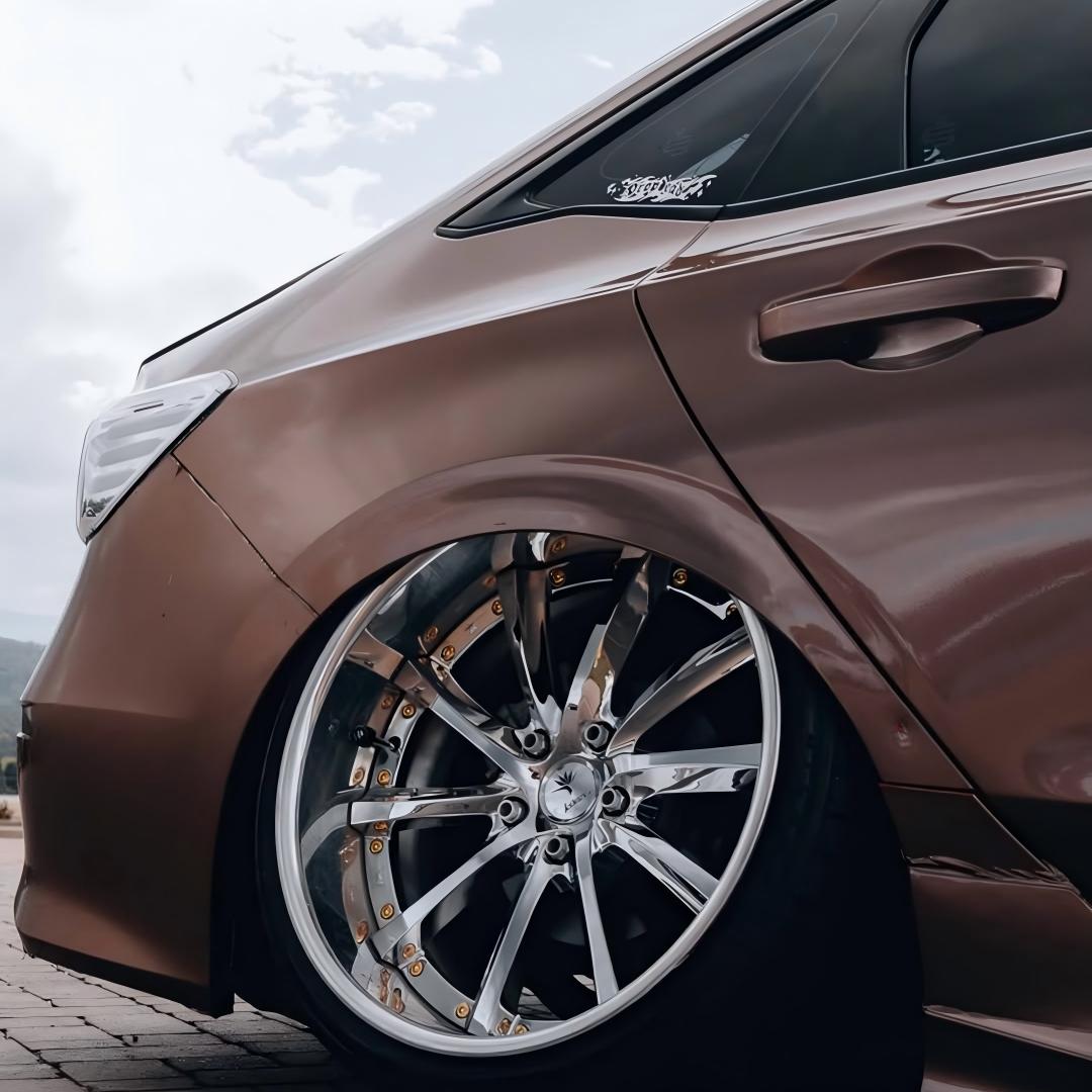 Gloss Metallic Metal Brown Car Vinyl Wrap PET review q2static 00