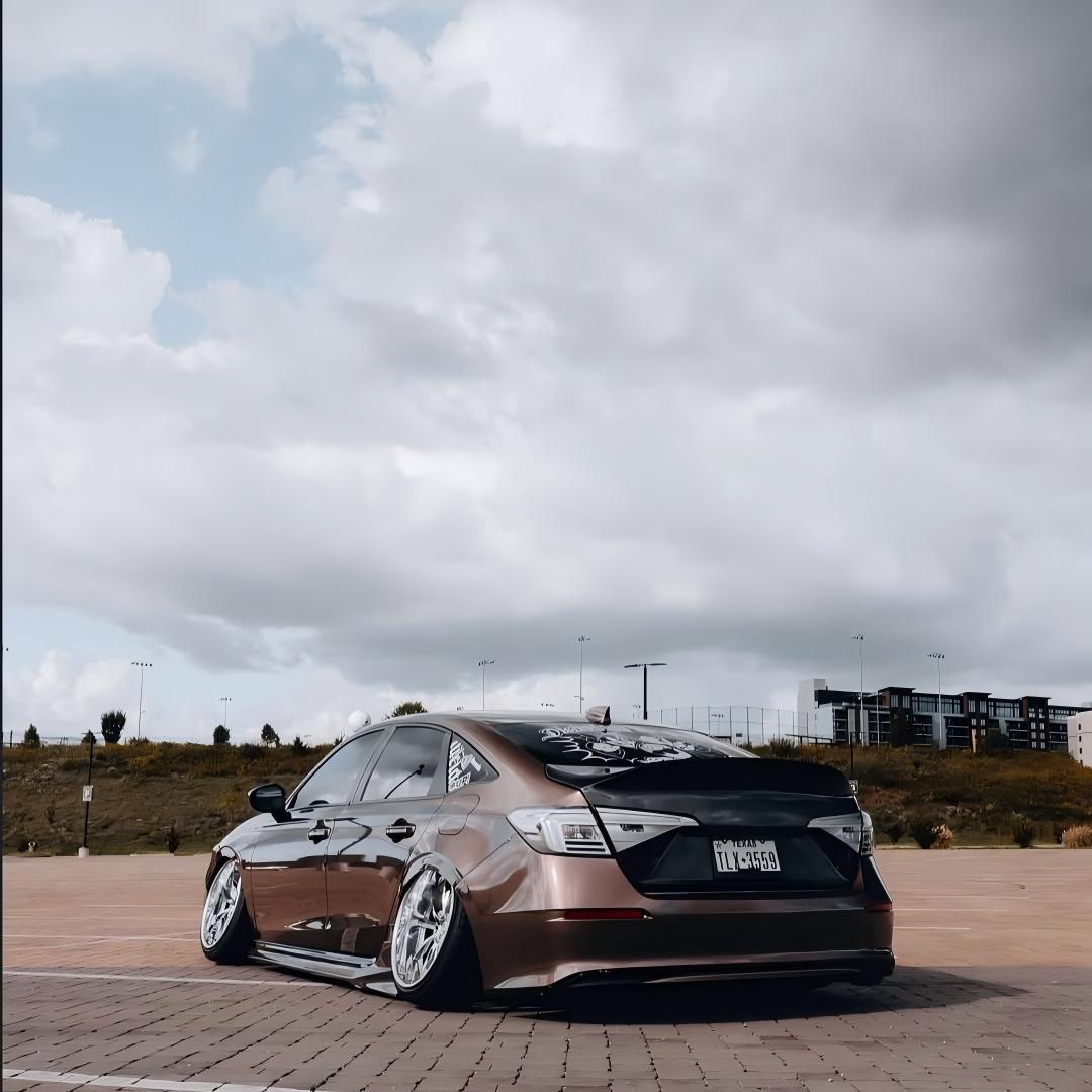 Gloss Metallic Metal Brown Car Vinyl Wrap PET review q2static 01