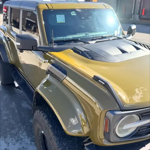 TPU Gloss Military Green Colored PPF Paint Protection Film review 