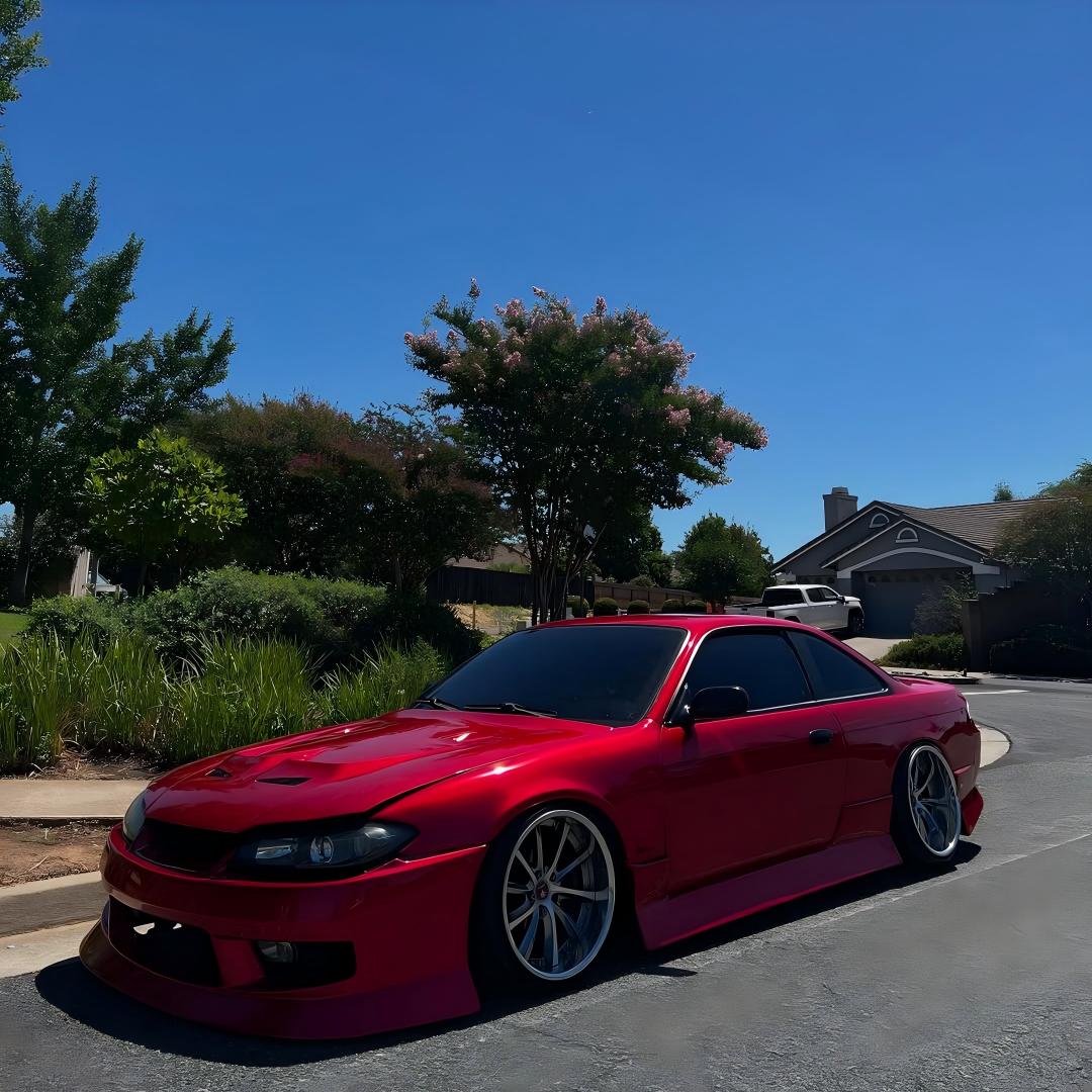 Ultra Glossy Metallic Vampire Red Car Vinyl Wrap BMW PET   review elissavictoria_ 01