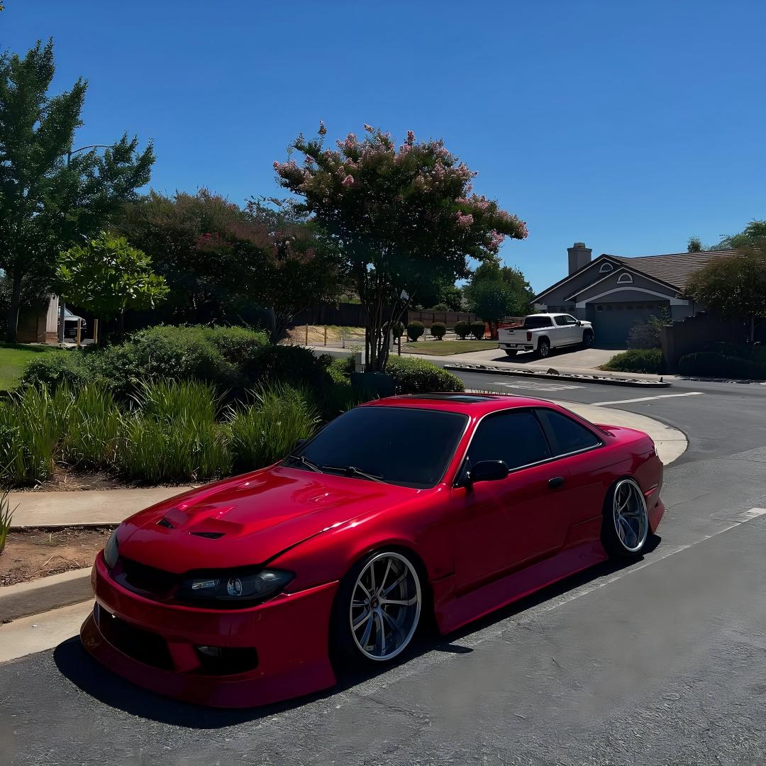 Ultra Glossy Metallic Vampire Red Car Vinyl Wrap BMW PET   review elissavictoria_ 02