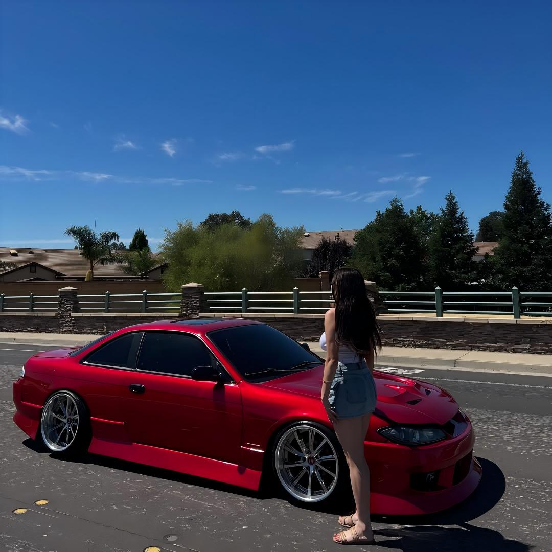 Ultra Glossy Metallic Vampire Red Car Vinyl Wrap BMW PET   review elissavictoria_ 00