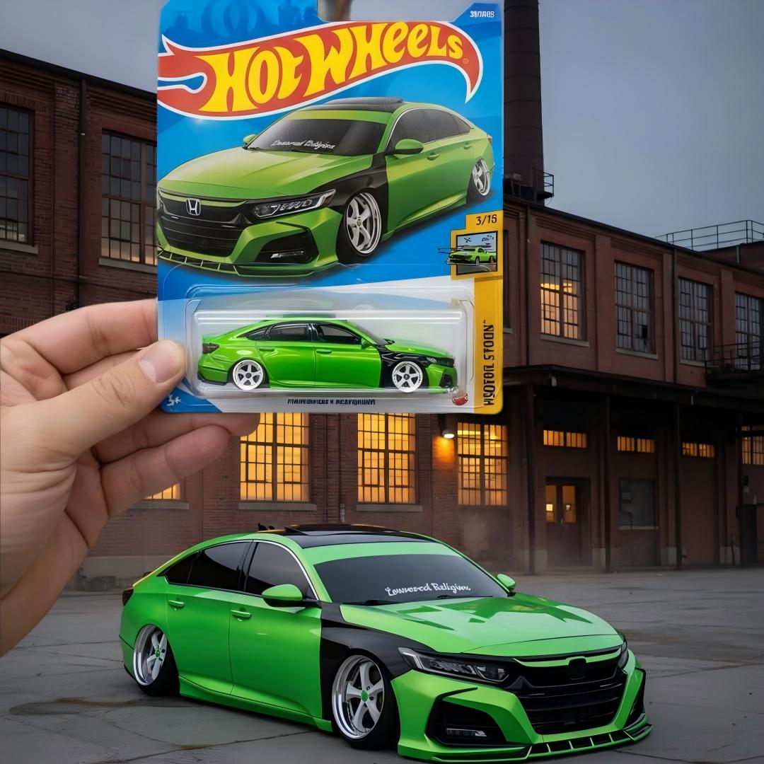 Gloss Metallic Gold Green Car Vinyl Wrap PET review blk_accord 01