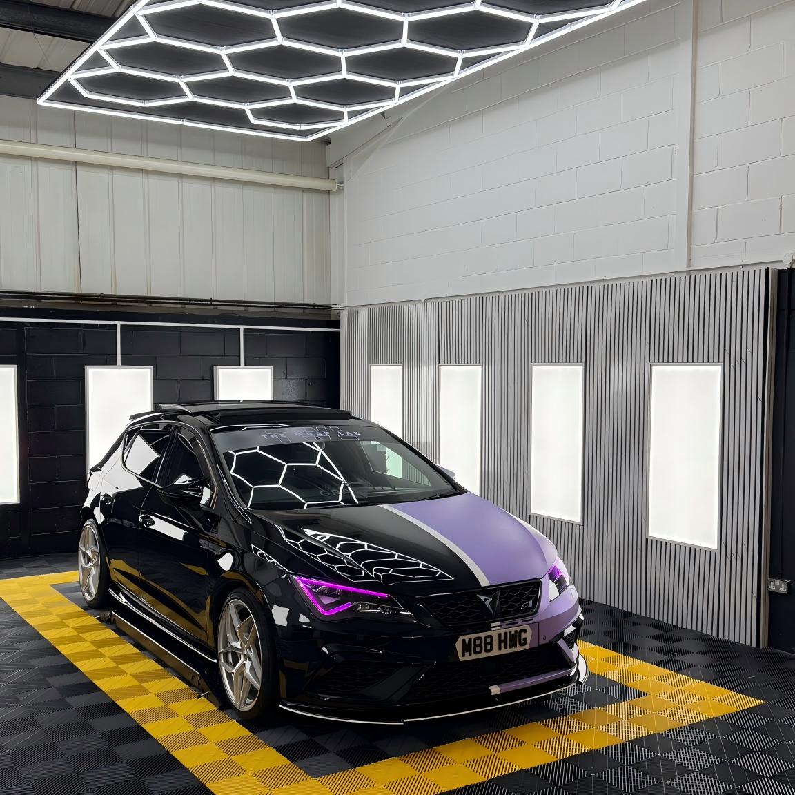 Matte Chameleon Glacial Frost Purple Car Vinyl Wrap PET review spookra_ 02