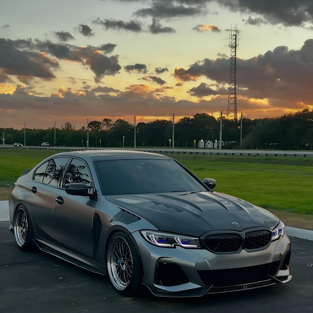 Matte Metallic Titanium Grey Car Vinyl Wrap PET review g20snow