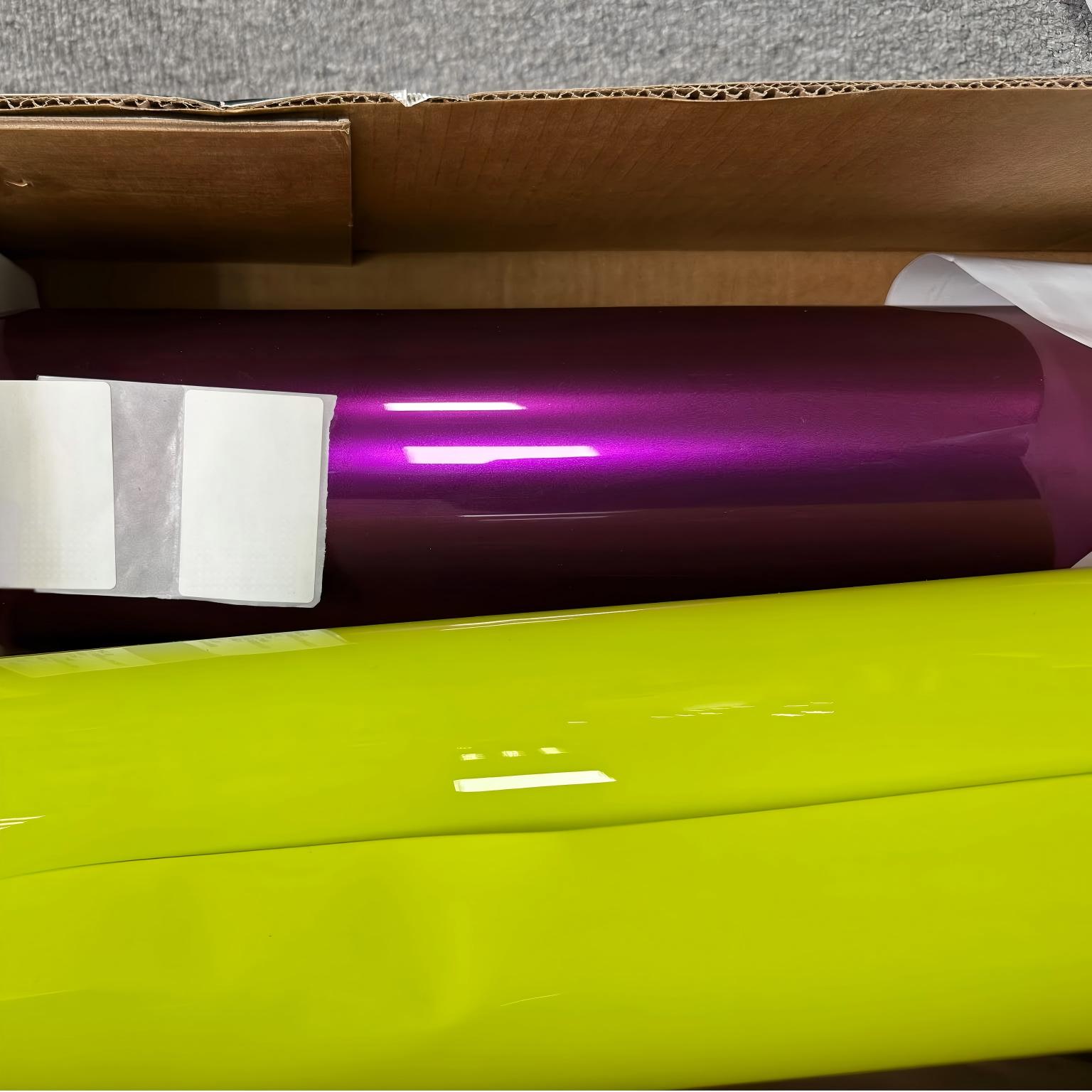 Super  Glossy Pearl Purple Car Vinyl Wrap PET review klgraphicsdesigns 00