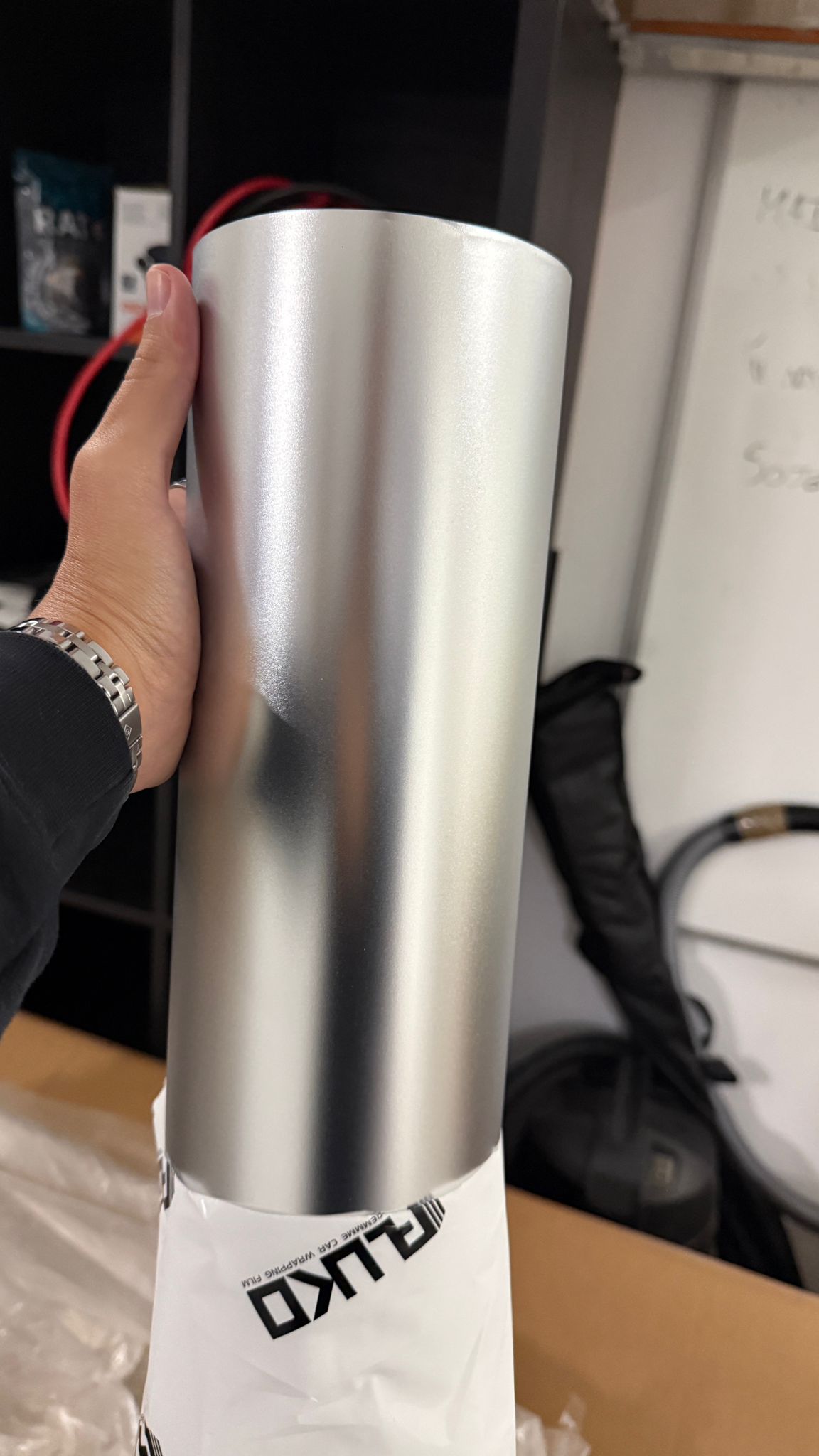 Satin Chrome Silver Car Vinyl Wrap review asd 00