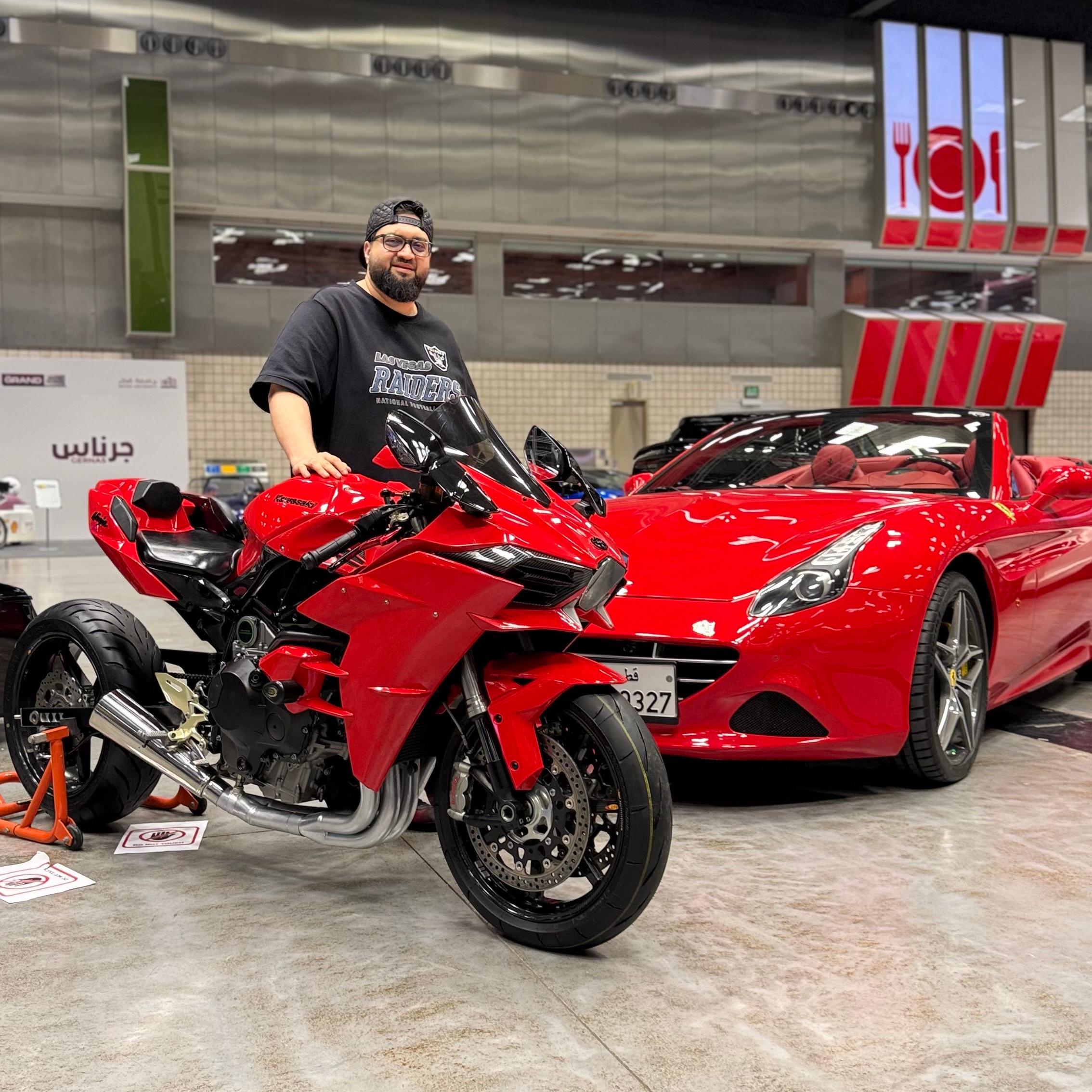 Gloss Ferrari Red Car Vinyl Wrap PET review Abdus Salam 01