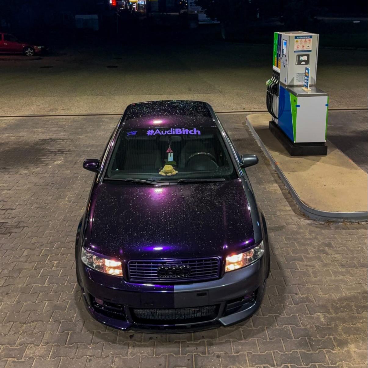 Gloss Metallic Ghost Midnight Purple Car Vinyl Wrap PET review Metallic 00