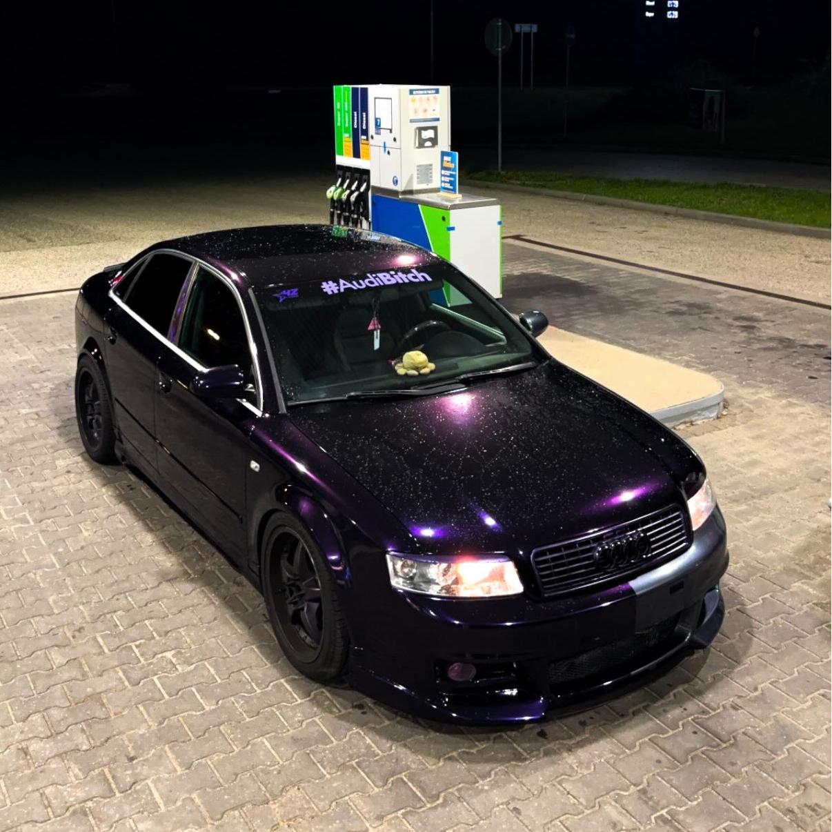 Gloss Metallic Ghost Midnight Purple Car Vinyl Wrap PET review Metallic 01