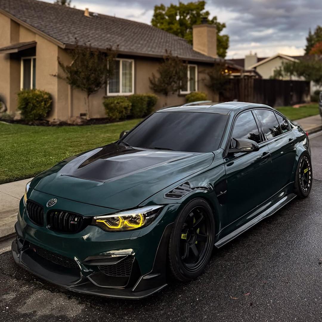 Gloss Mohsen Green Car Vinyl Wrap PET review Giancarlorioss 00