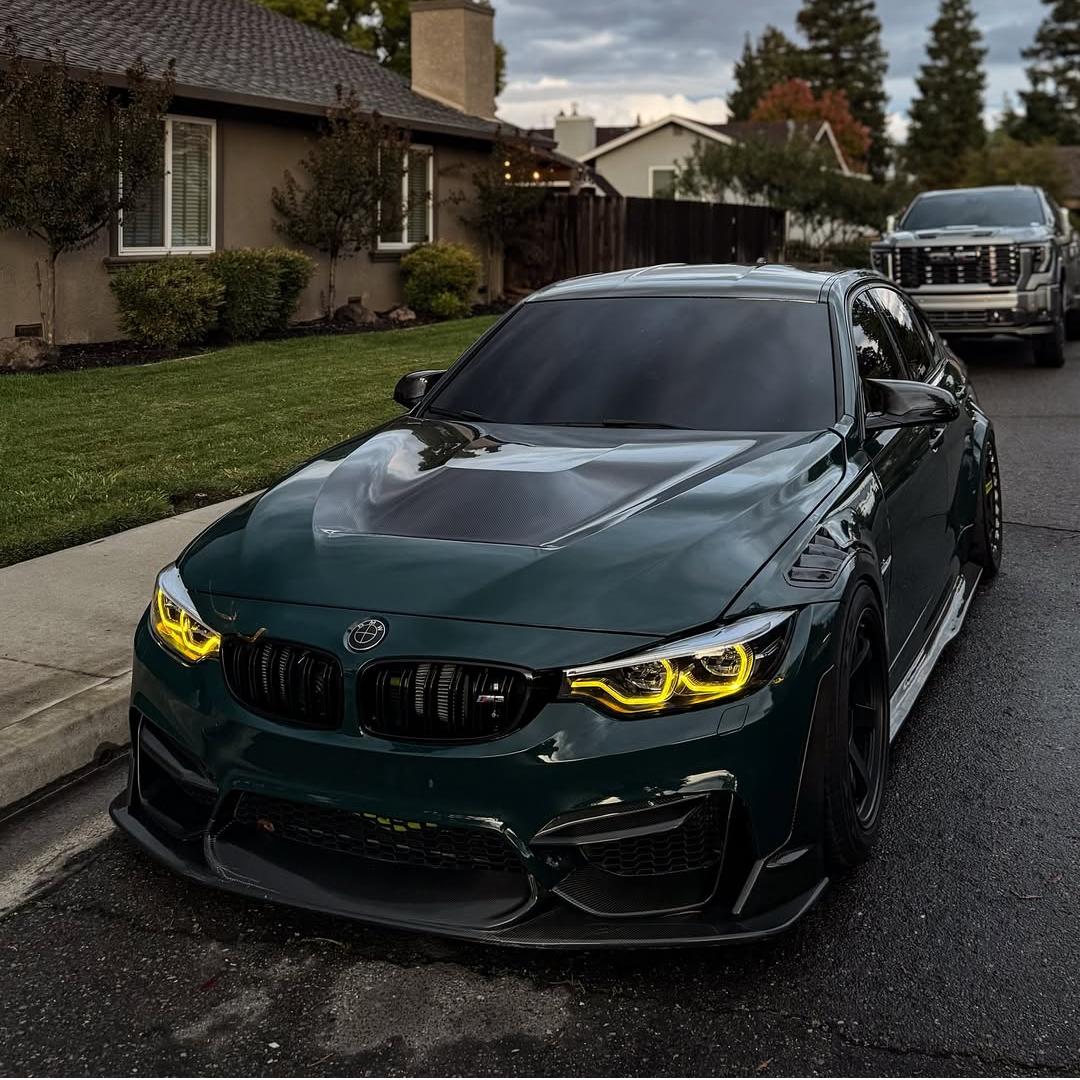 Gloss Mohsen Green Car Vinyl Wrap PET review Giancarlorioss 01