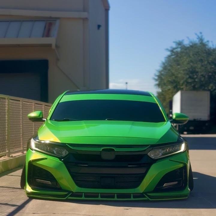 Gloss Metallic Gold Green Car Vinyl Wrap PET review Metallic 03