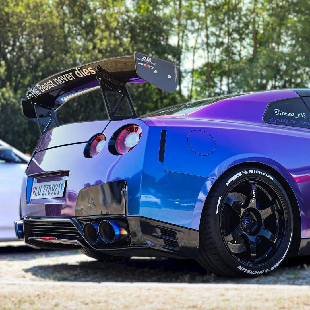 Gloss Chameleon Blue Purple Car Vinyl Wrap review Chameleon 01