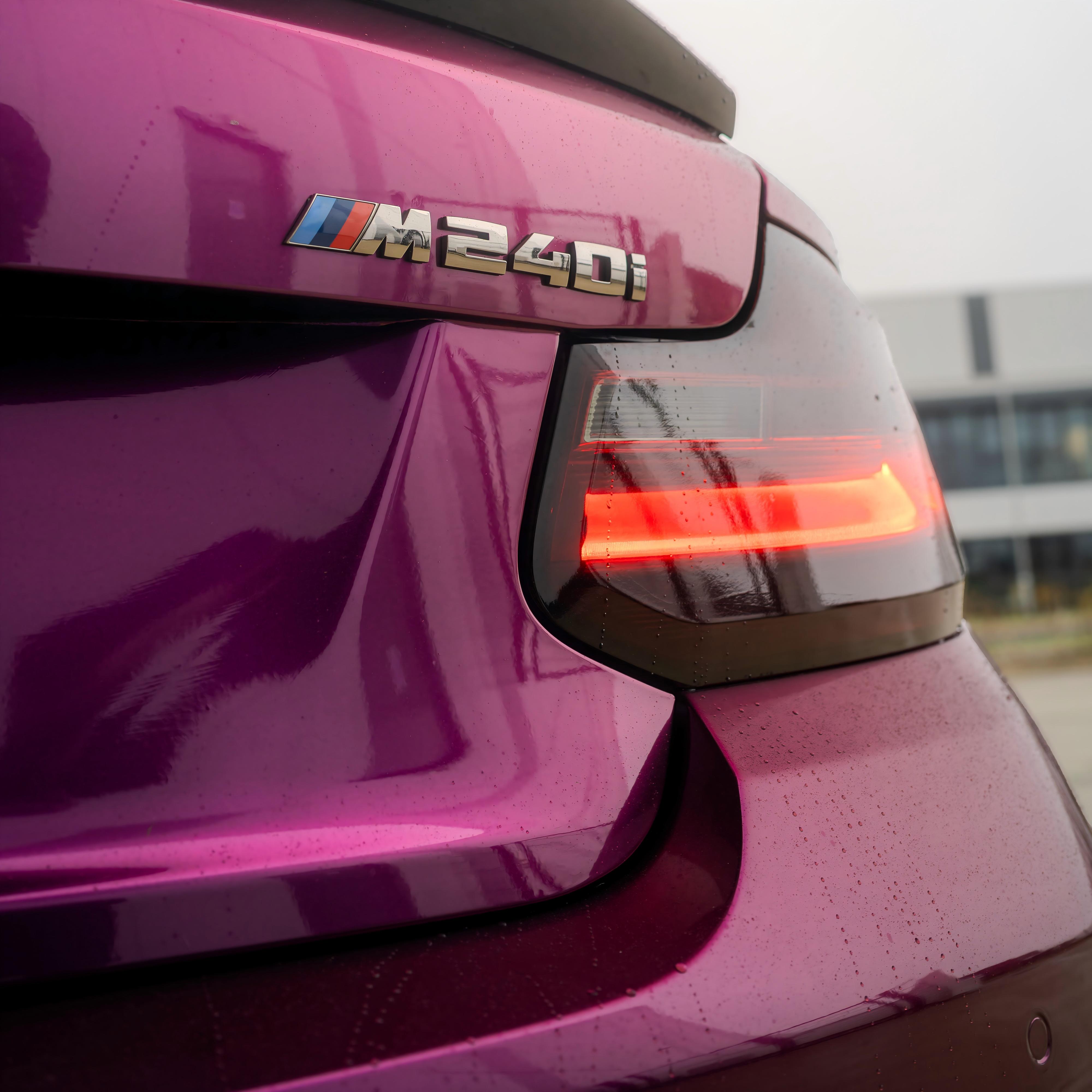 Super  Glossy Pearl Purple Car Vinyl Wrap PET review Pearl 05