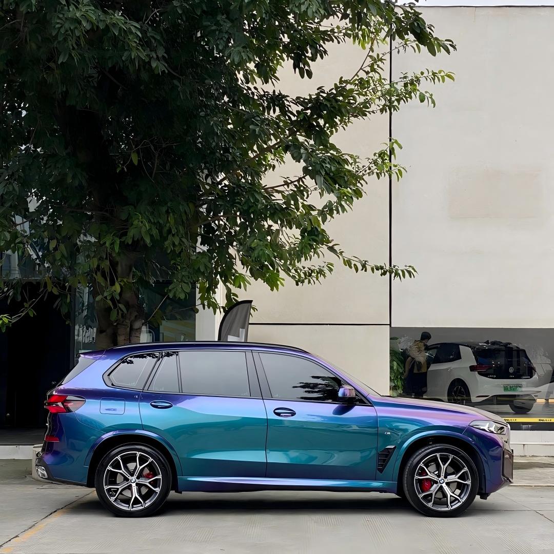 Gloss Metallic Chameleon Purple Blue Car Vinyl Wrap PET review spark 00