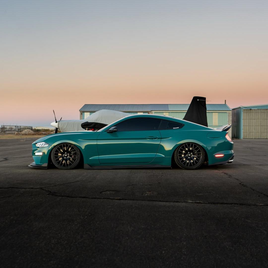 Gloss Storm Green Car Vinyl Wrap PET review Bryans5oh 01