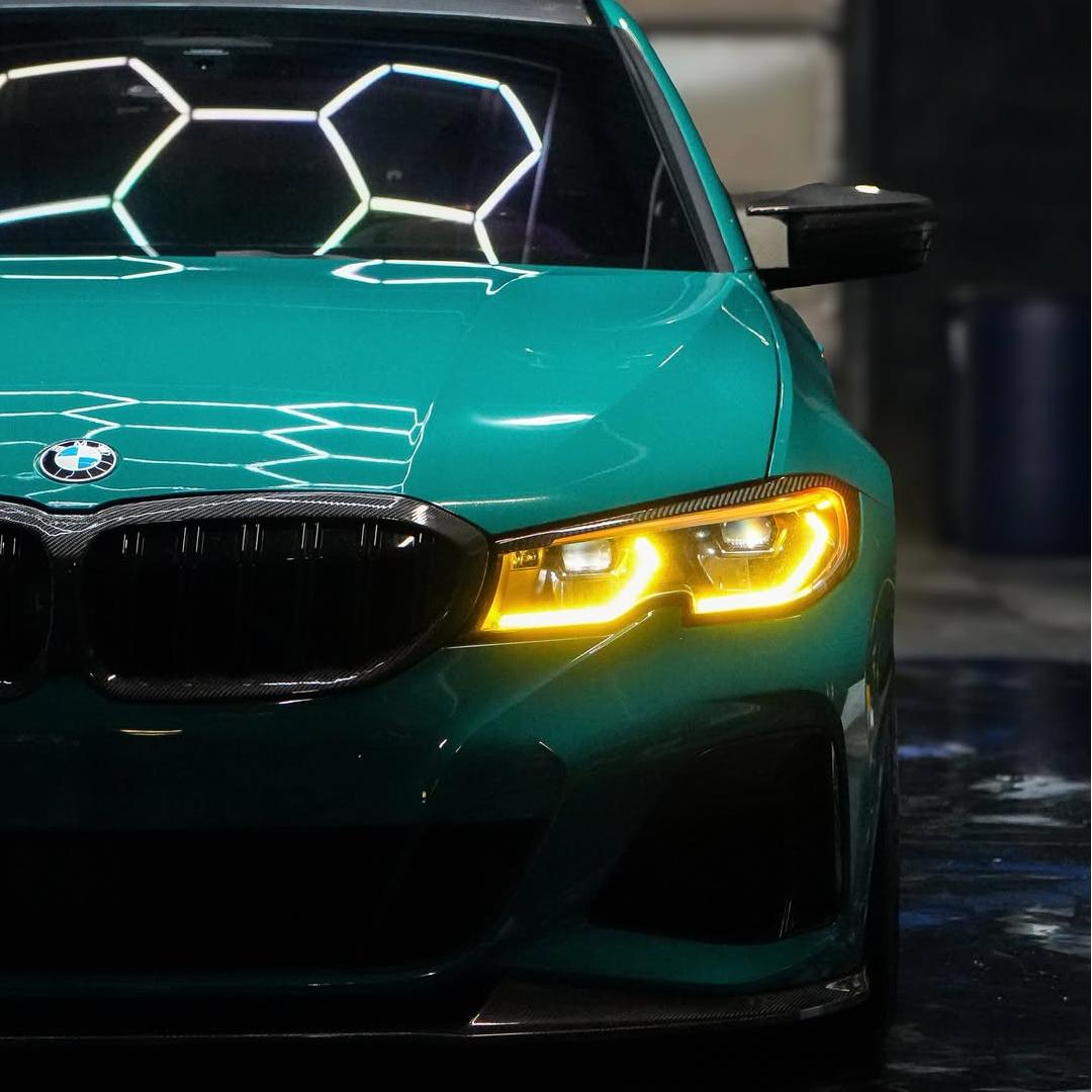 Gloss Hell Green Car Vinyl Wrap PET review Green 01