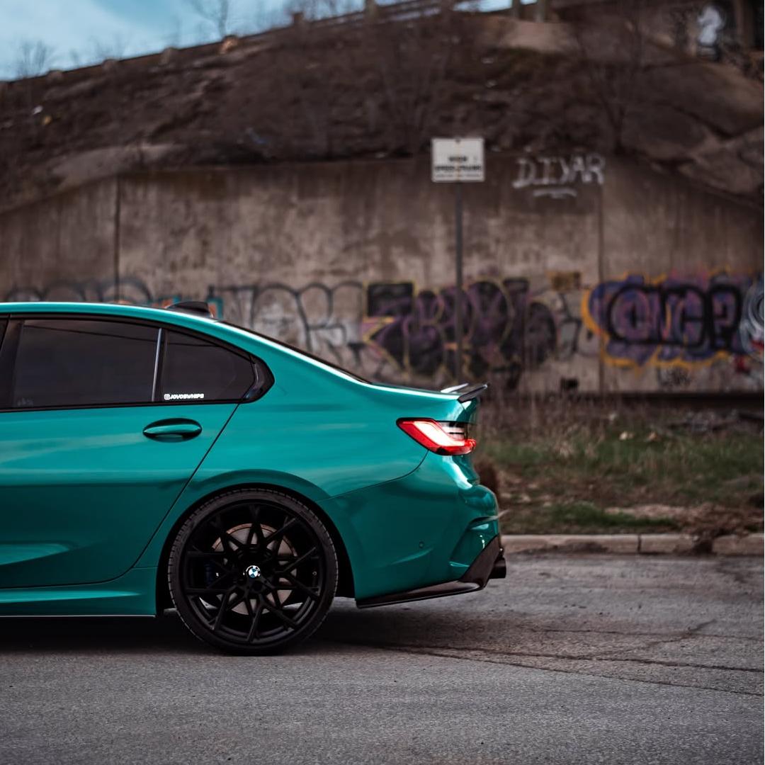 Gloss Hell Green Car Vinyl Wrap PET review Jovoswhips 01