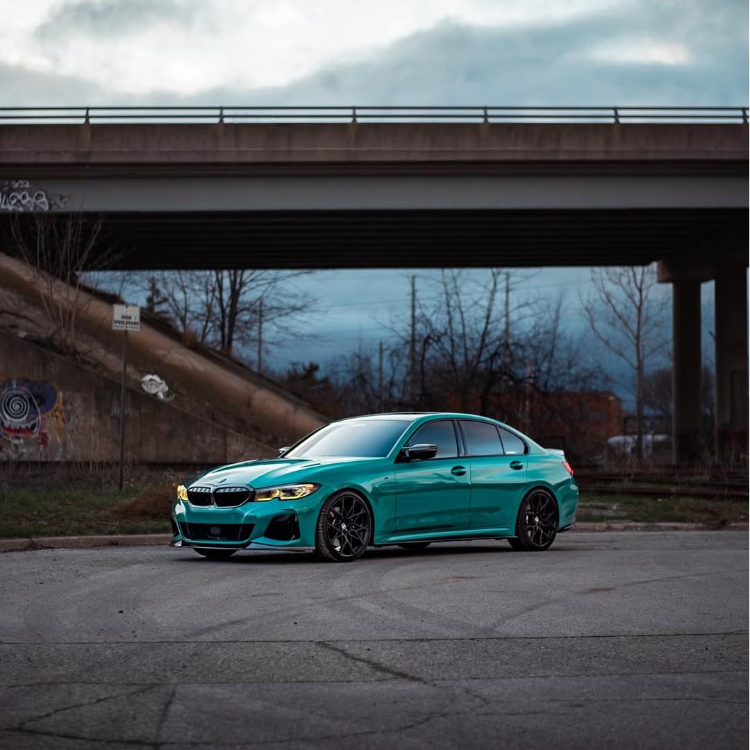 Gloss Hell Green Car Vinyl Wrap PET review Jovoswhips 02