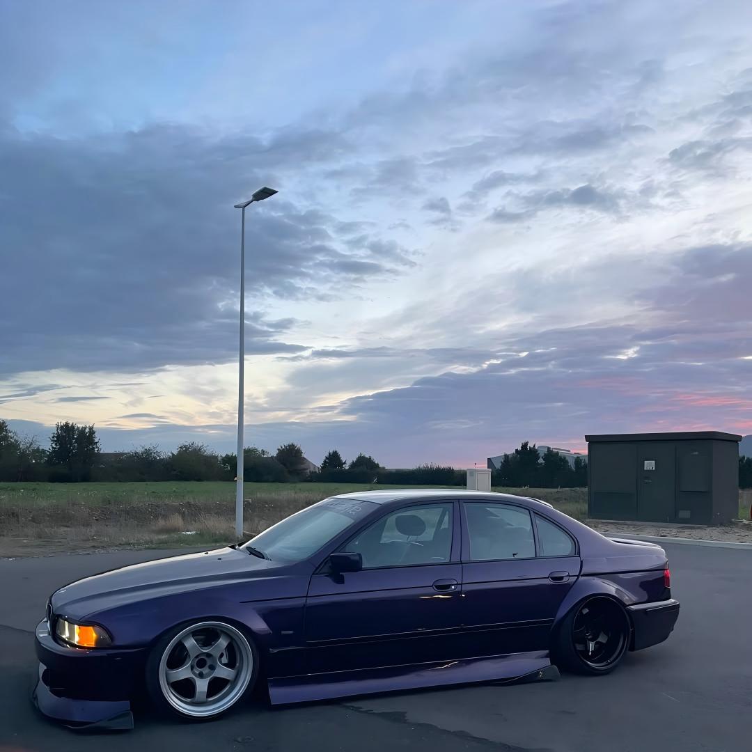 Gloss Metallic Midnight Purple Car Vinyl Wrap BMW PET review gvthier_ethirty9 03