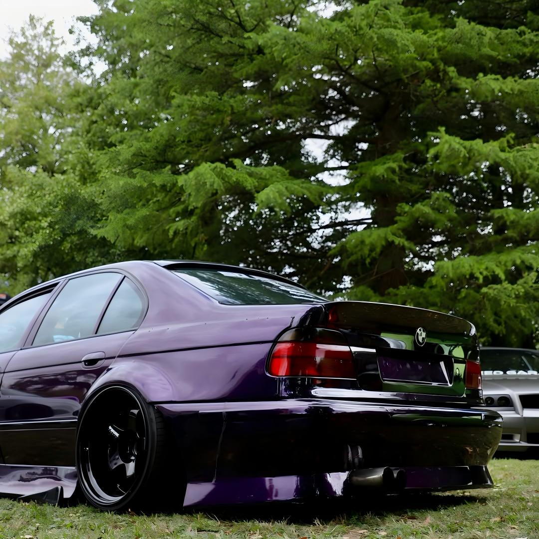 Gloss Metallic Midnight Purple Car Vinyl Wrap BMW PET review gvthier_ethirty9 01