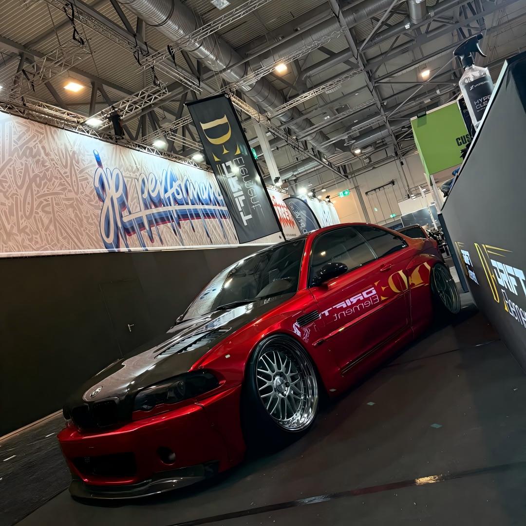 Ultra Glossy Metallic Vampire Red Car Vinyl Wrap BMW PET   review artur._e46 00