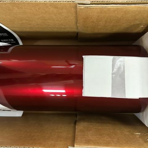 Ultra Glossy Liquid Dragon Red Car Vinyl Wrap PET review 1