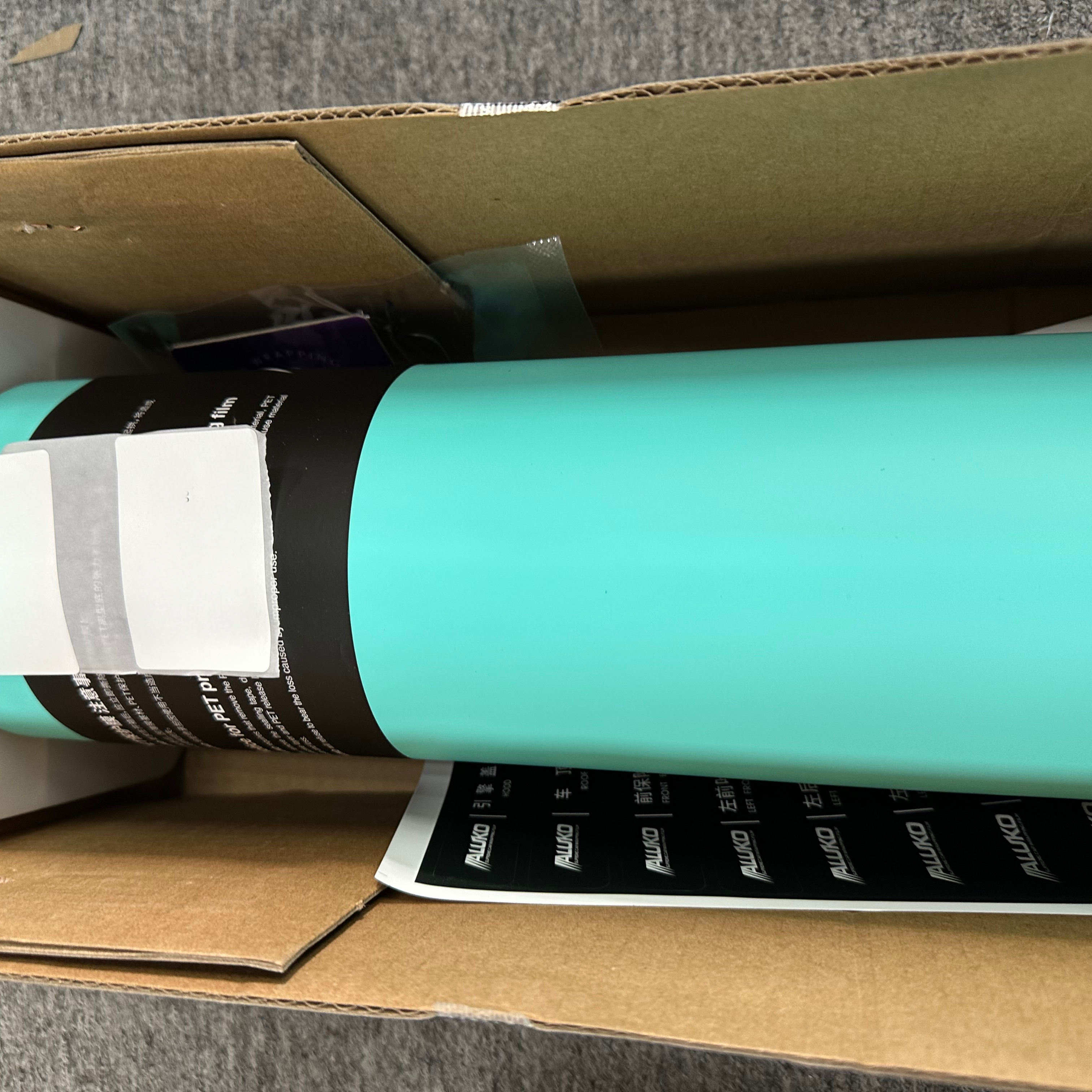 Matte Ultimate Flat Tiffany Blue  Car Vinyl Wrap review 1
