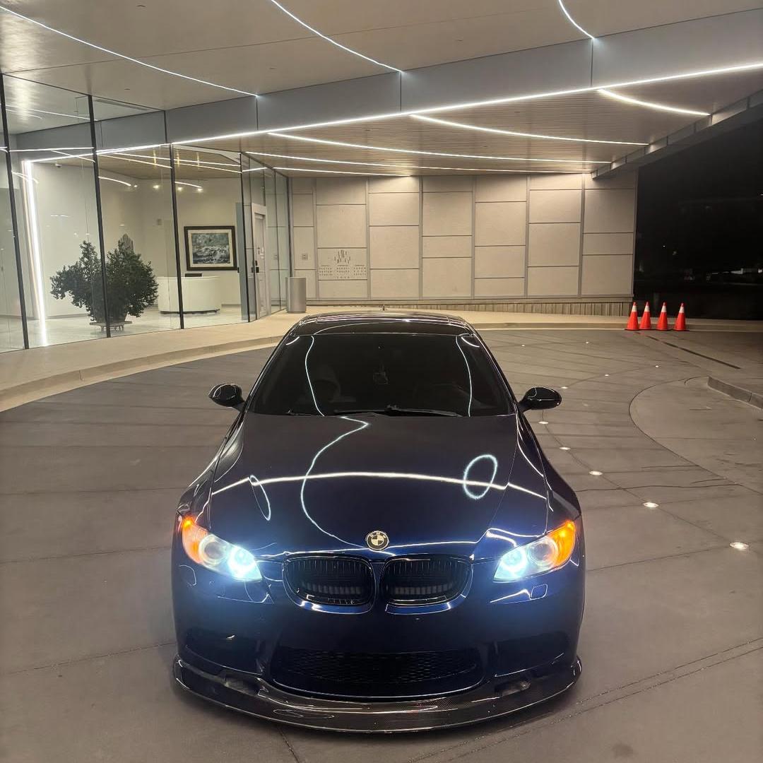 Gloss Metallic Tanzanite Blue Car Vinyl Wrap PET review e92.ace_ 02