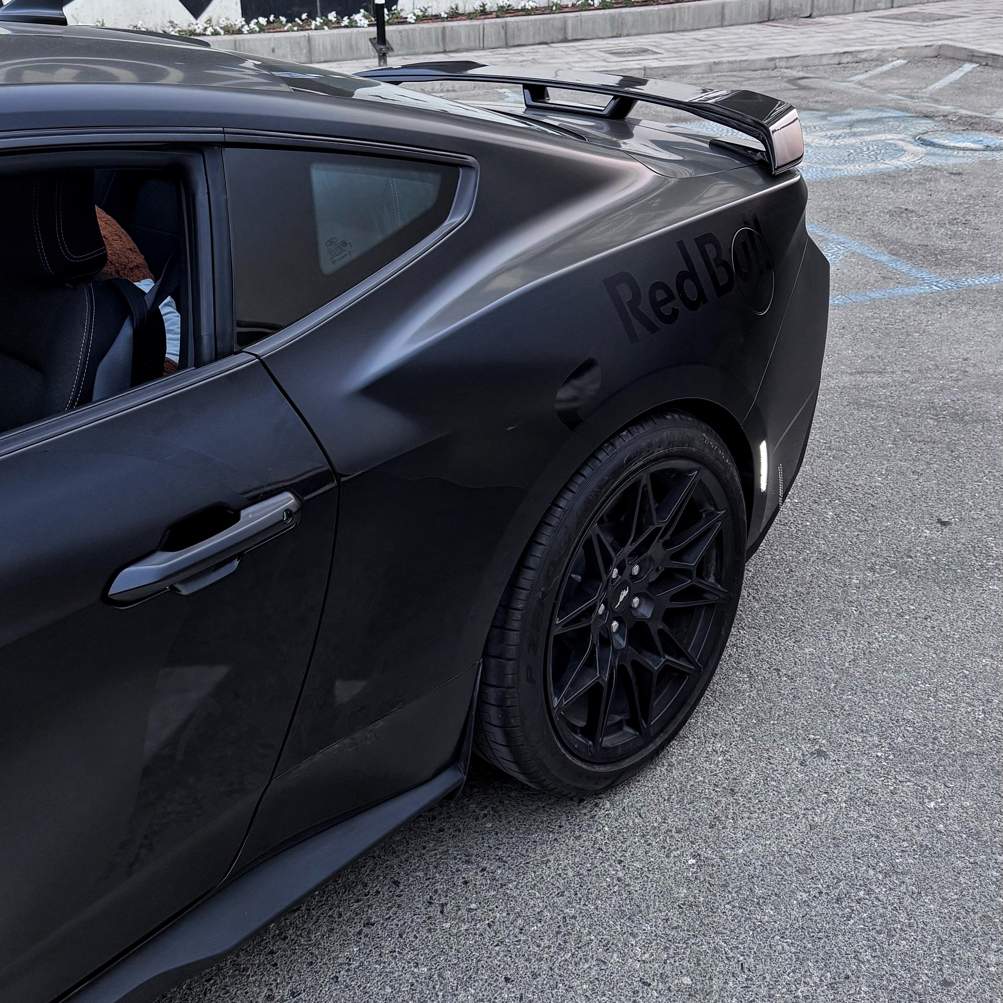 Matte Satin Black Ceramic Black Car Vinyl Wrap BMW  PET  review 5