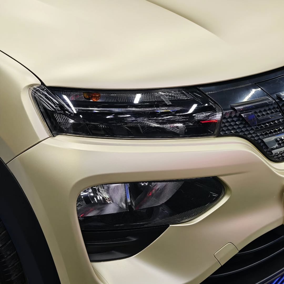 Matte Satin Metallic Champagne Gold Car Wrap PET  review ncw 01