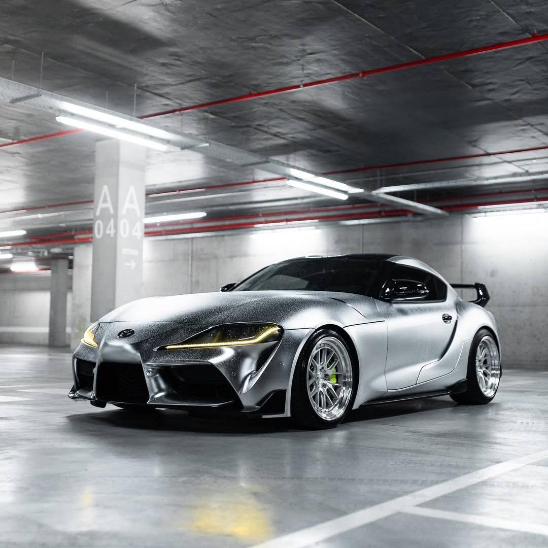 Matte Satin Chrome Silver Car Vinyl Wrap  review allspeeddrive 04