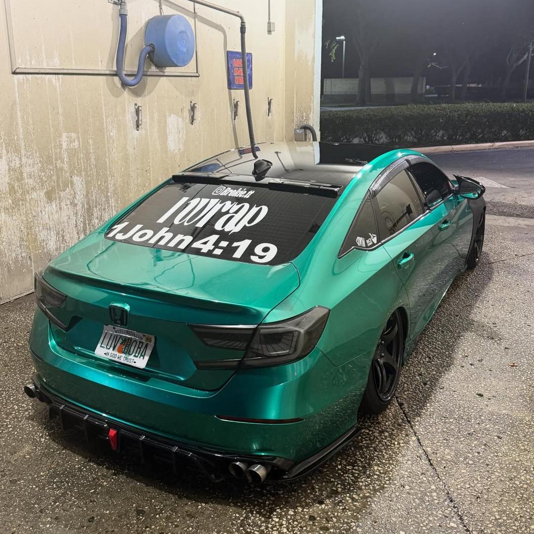 Gloss Metallic Emerald Green Car Wrap Vinyl PET review brokie.tt 02