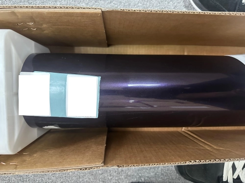 Gloss Metallic Galaxy Purple Car Vinyl Wrap PET review 