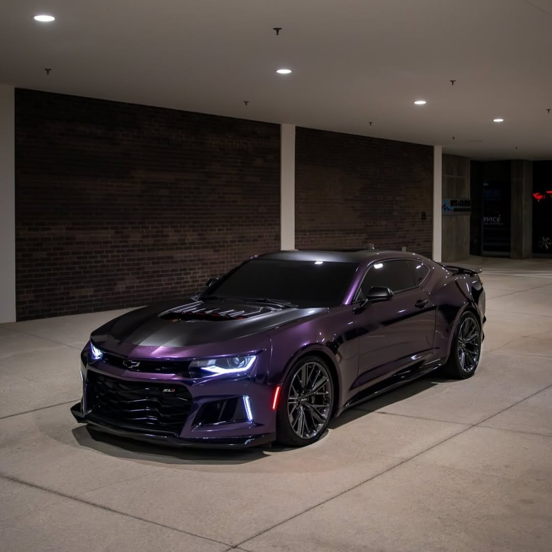 Gloss Metallic Galaxy Purple Car Vinyl Wrap PET review AlukoVinylDesign 01