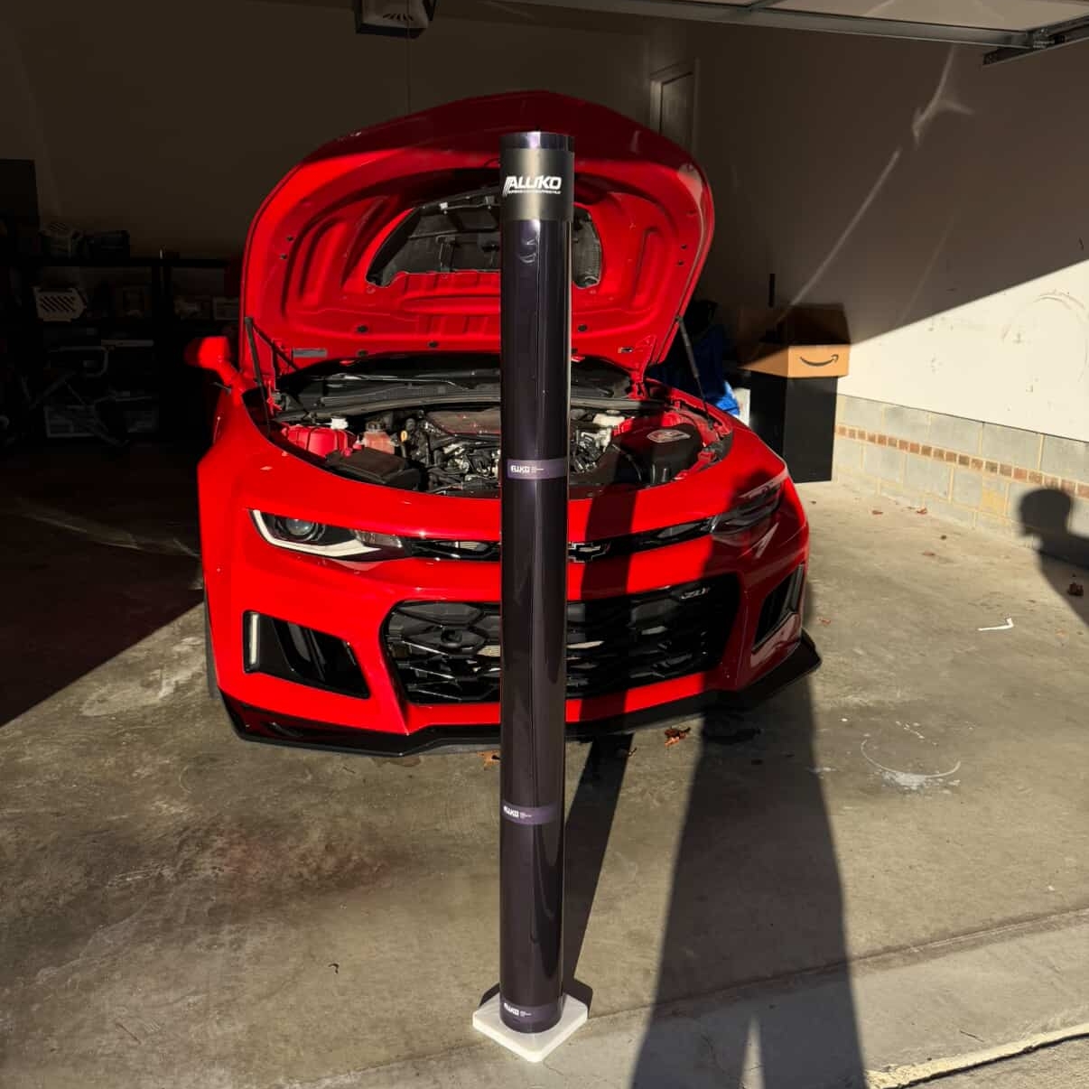 Gloss Metallic Galaxy Purple Car Vinyl Wrap PET review AlukoVinylDesign 03