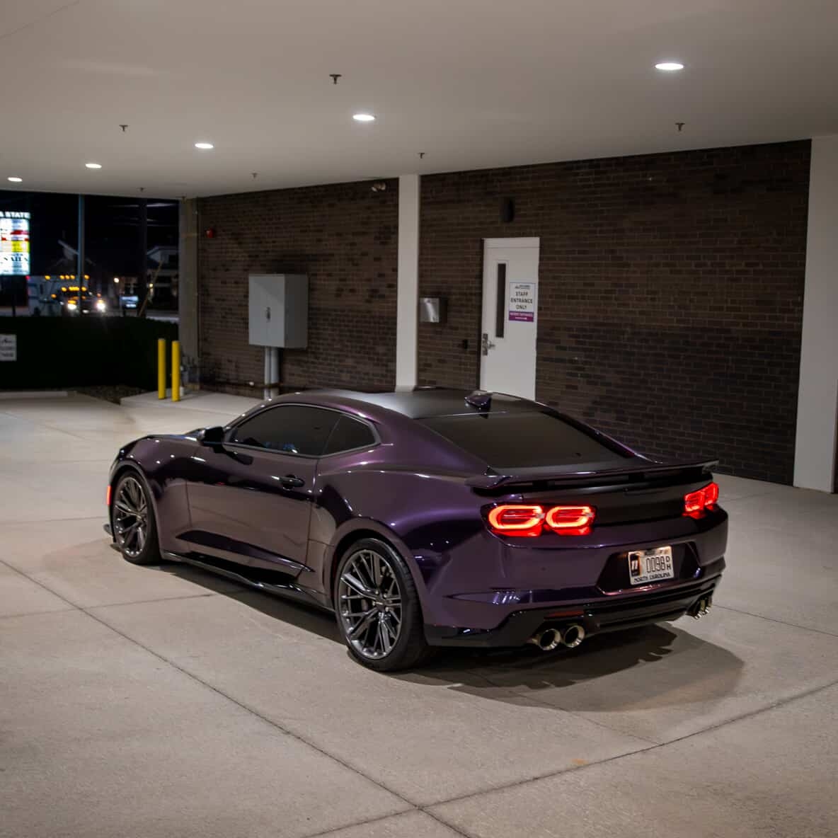 Gloss Metallic Galaxy Purple Car Vinyl Wrap PET review AlukoVinylDesign 05