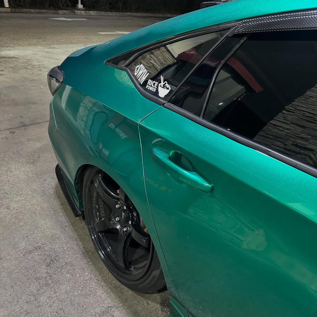 Gloss Metallic Emerald Green Car Wrap Vinyl PET review brokie.tt 04