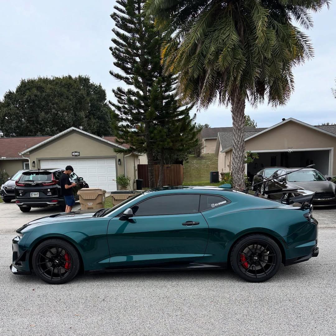 Gloss Mohsen Green Car Vinyl Wrap PET review jamal_wraps 02