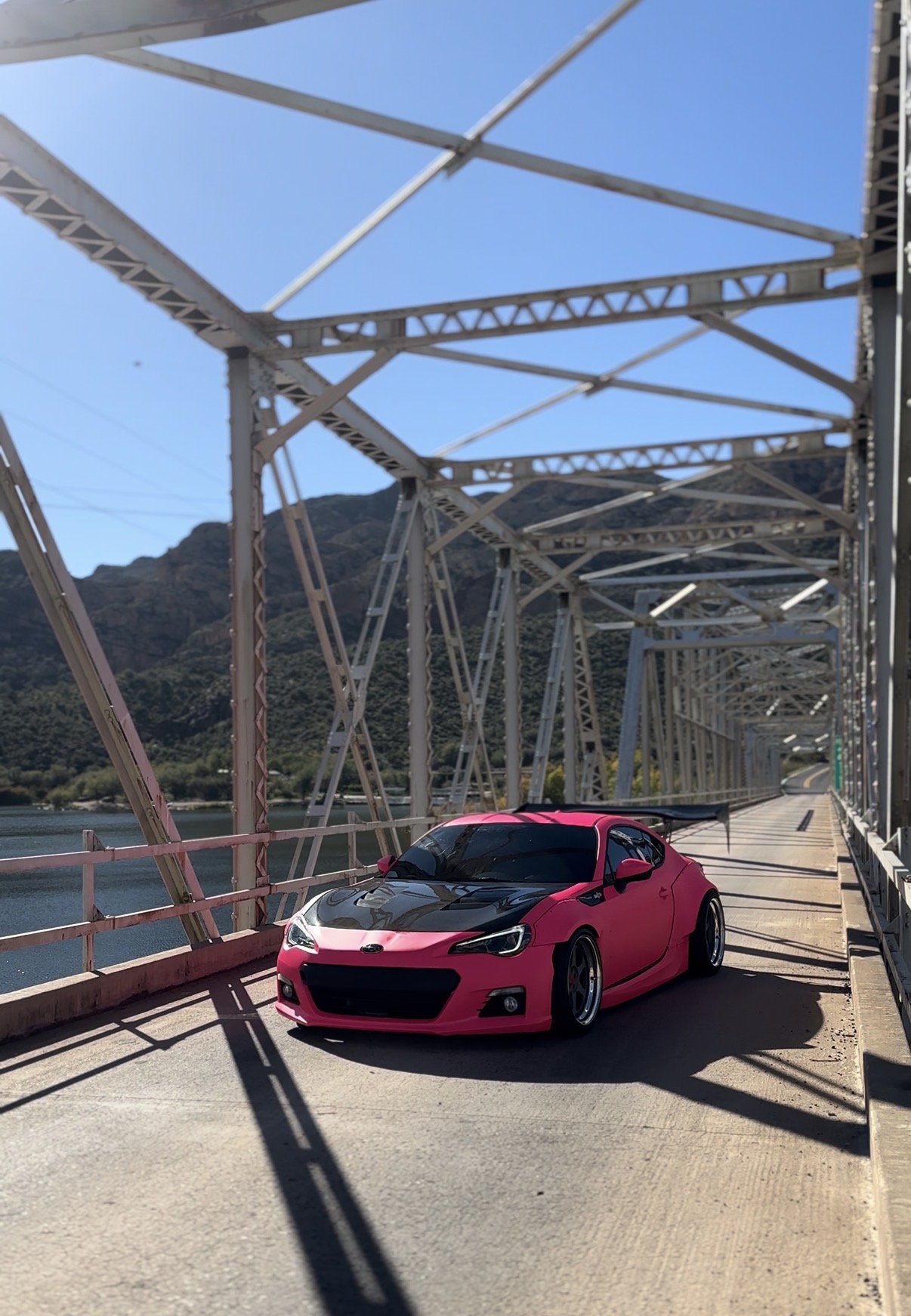 Ultimate Flat Fluorescent Pink Car Vinyl Wrap PET review Caleb 00