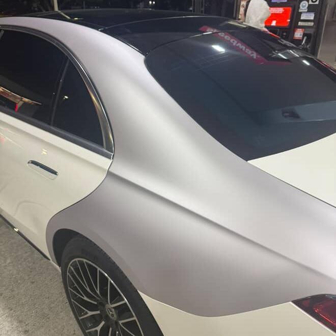 Matte Ultimate Flat Silver Car Vinyl Wrap PET review bandit_brz 01